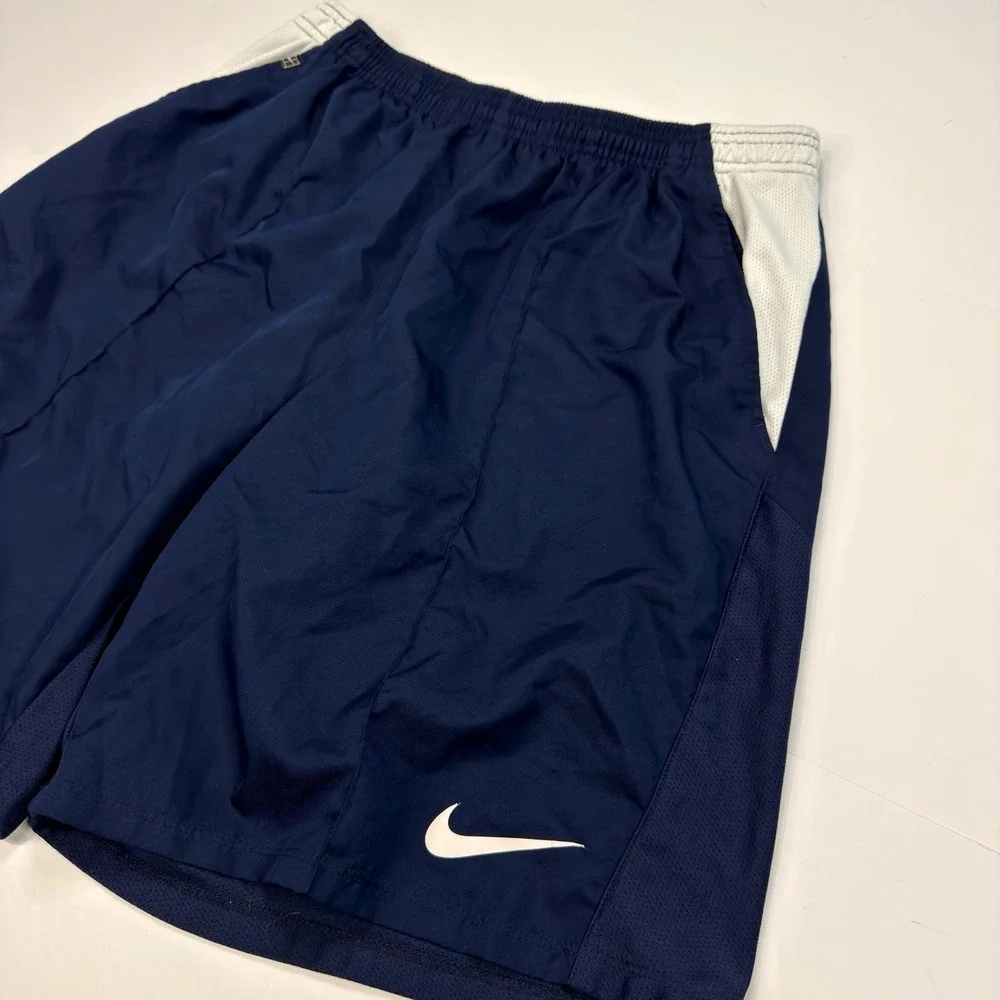 Vintage Y2K Nike Challenge Court Shorts‎ Mens Size XL Lined Tennis Active Blue